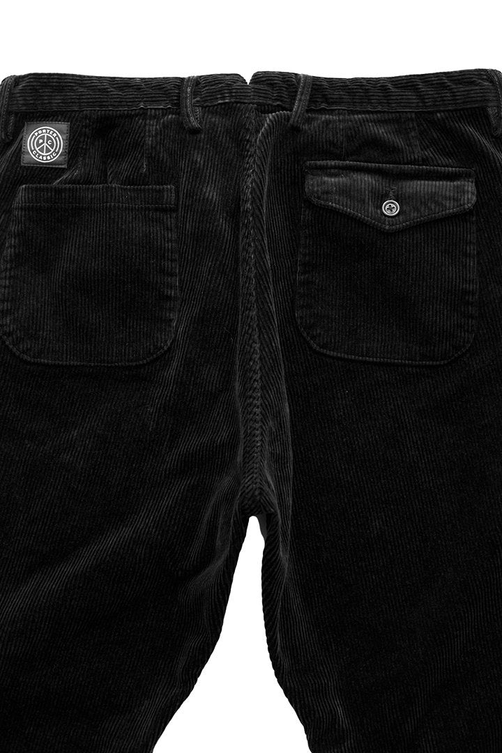 Porter Classic ★★★ - CORDUROY PANTS 2013AW - BLACK - EXCLUSIVE