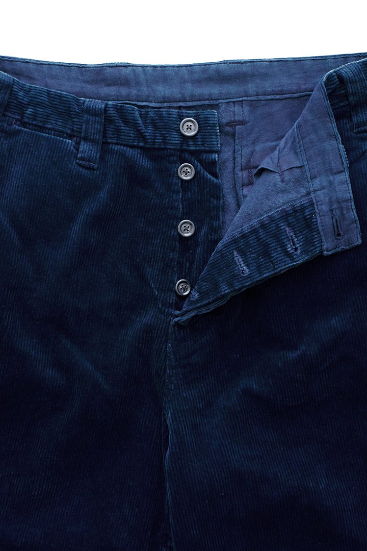 Porter Classic ★★★ - CORDUROY PANTS 2014AW - BLUE - EXCLUSIVE