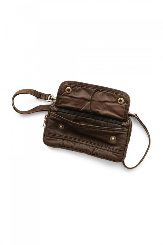 Porter Classic ★★★ - SUPER NYLON WALLET POUCH - GOLDEN BROWN EXCLUSIVE