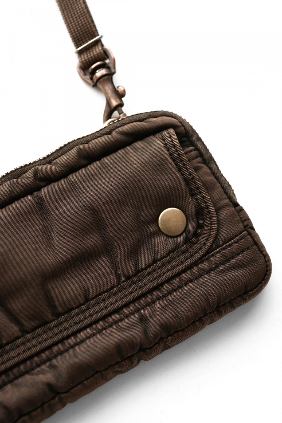 Porter Classic ★★★ - SUPER NYLON WALLET POUCH - GOLDEN BROWN EXCLUSIVE