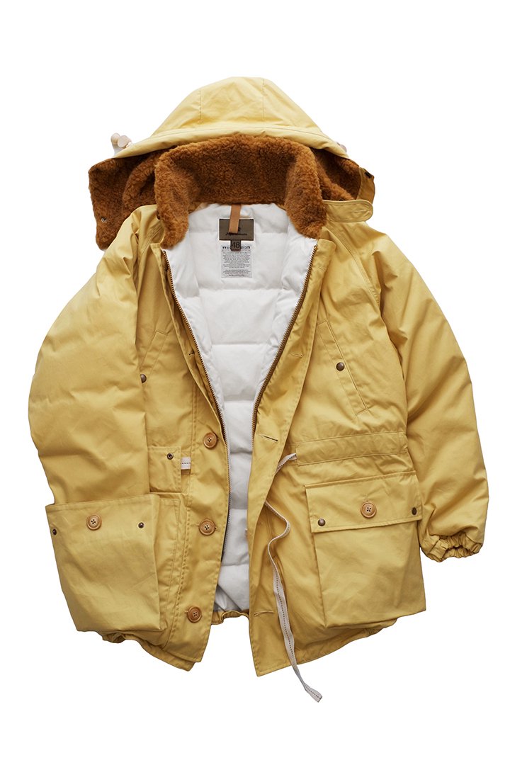 Nigel Cabourn - VERY HEAVY JACKET - C.W.C - SOLID - YELLOW