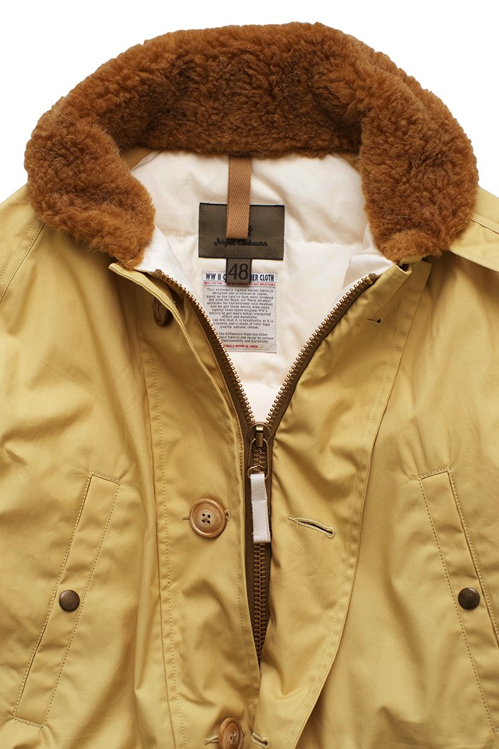 Nigel Cabourn - VERY HEAVY JACKET - C.W.C - SOLID - YELLOW