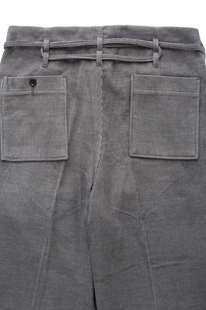 OLD JOE - STRING WAIST WORK TROUSER - PEWTER