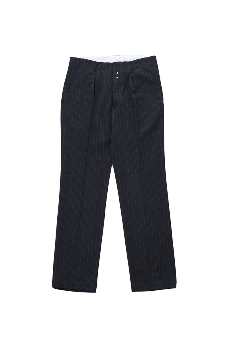 OLD JOE - HIDDEN BELT LOOP TROUSER - BLACK STRIPE