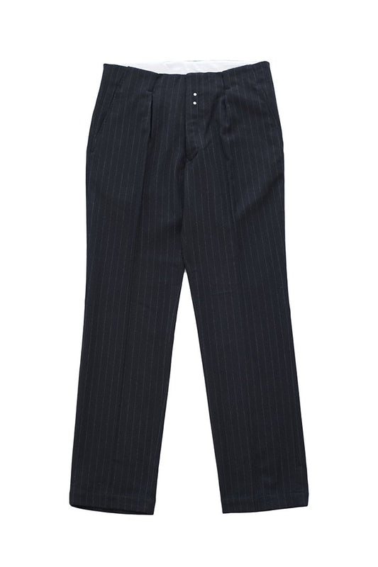 OLD JOE - HIDDEN BELT LOOP TROUSER - BLACK STRIPE