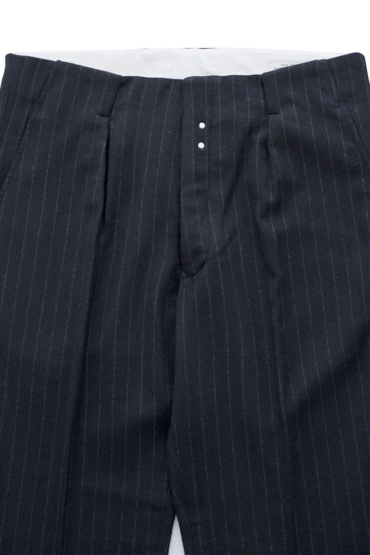 OLD JOE - HIDDEN BELT LOOP TROUSER - BLACK STRIPE