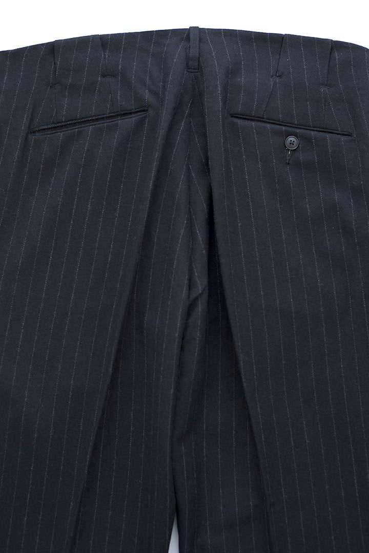 OLD JOE - HIDDEN BELT LOOP TROUSER - BLACK STRIPE