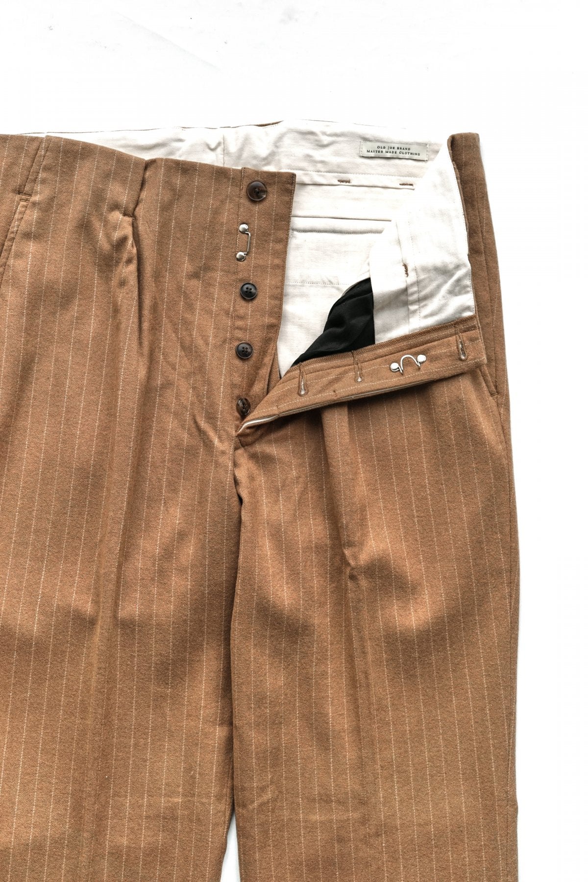 OLD JOE - HIDDEN BELT LOOP TROUSER - CIENNA STRIPE