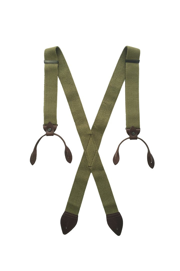 Nigel Cabourn - US ARMY SUSPENDER - OLIVE