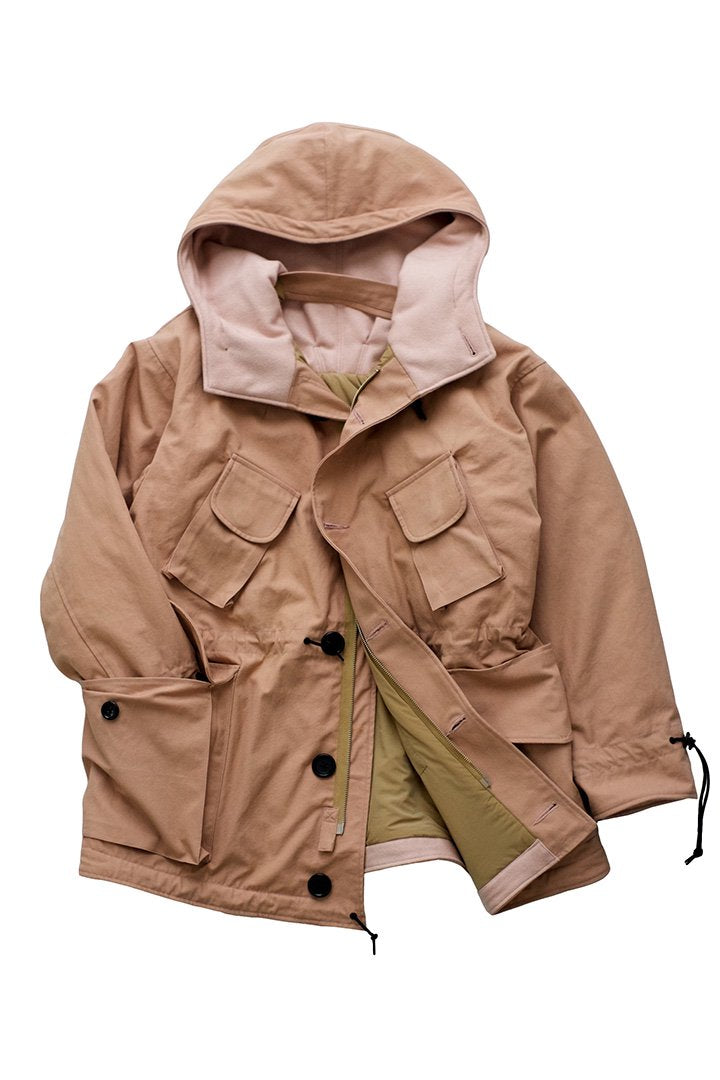 OLD JOE ★★★ - EXCLUSIVE GATHERING WAIST FIELD PARKA - COPPER