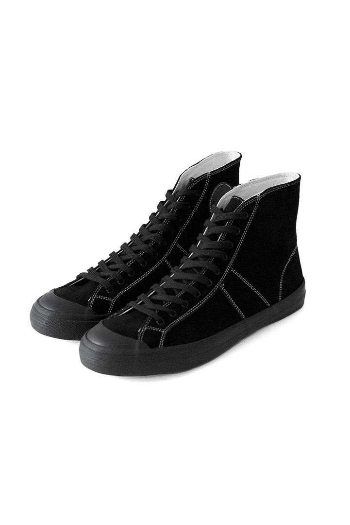 OLD JOE ★★★ - LEATHER 10 HOLE ATHLETIC SNEAKER - BLACK/BLACK