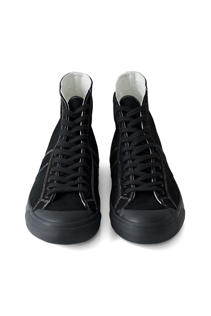 OLD JOE ★★★ - LEATHER 10 HOLE ATHLETIC SNEAKER - BLACK/BLACK