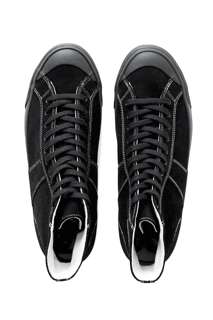 OLD JOE ★★★ - LEATHER 10 HOLE ATHLETIC SNEAKER - BLACK/BLACK