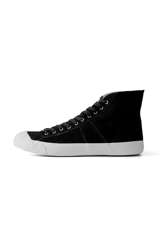 OLD JOE - LEATHER 10 HOLE ATHLETIC SNEAKER - BLACK