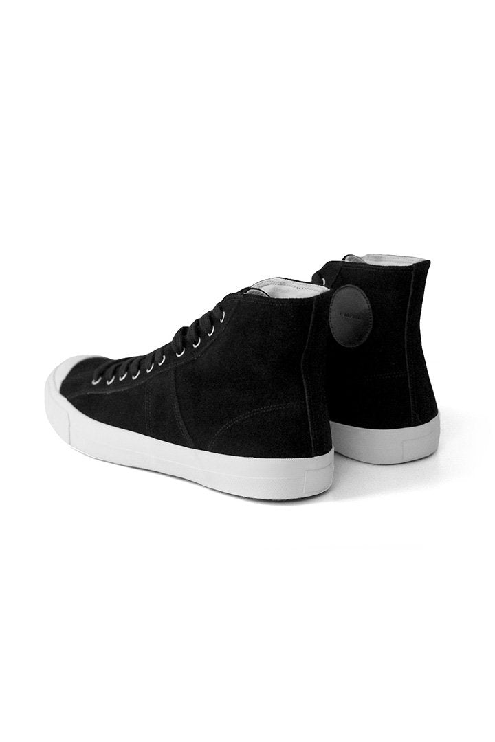 OLD JOE - LEATHER 10 HOLE ATHLETIC SNEAKER - BLACK