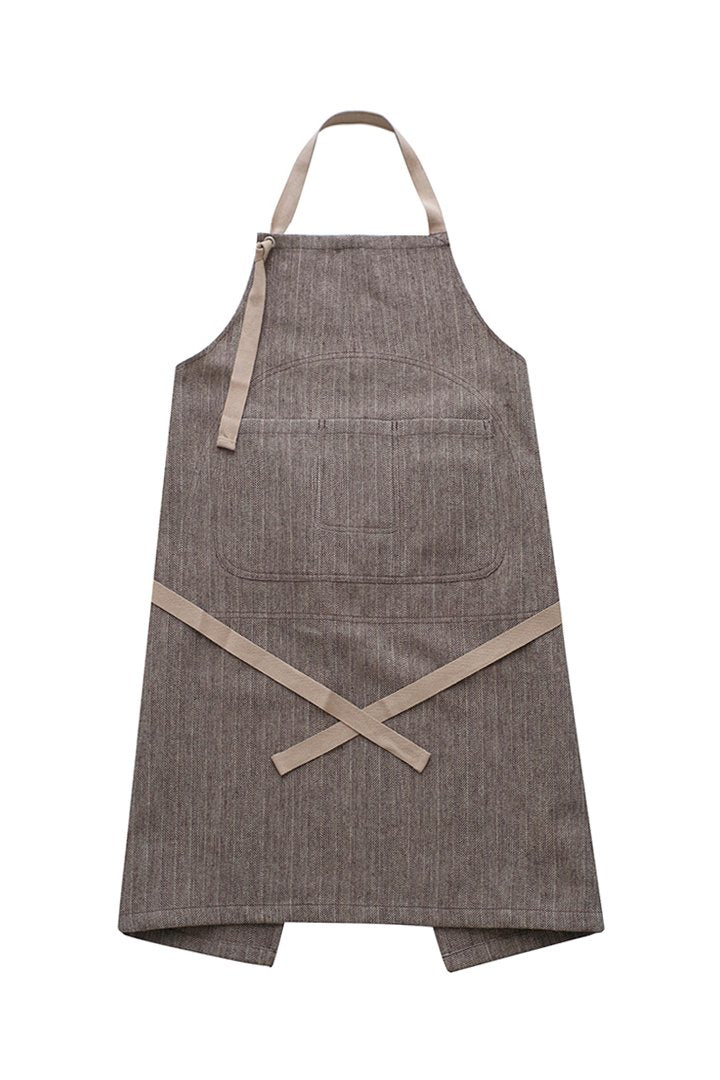 OLD JOE - HOME SEWING ATLIER APRON - HERRINGBONE