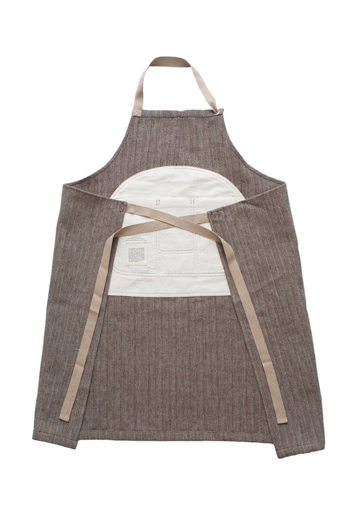 OLD JOE - HOME SEWING ATLIER APRON - HERRINGBONE