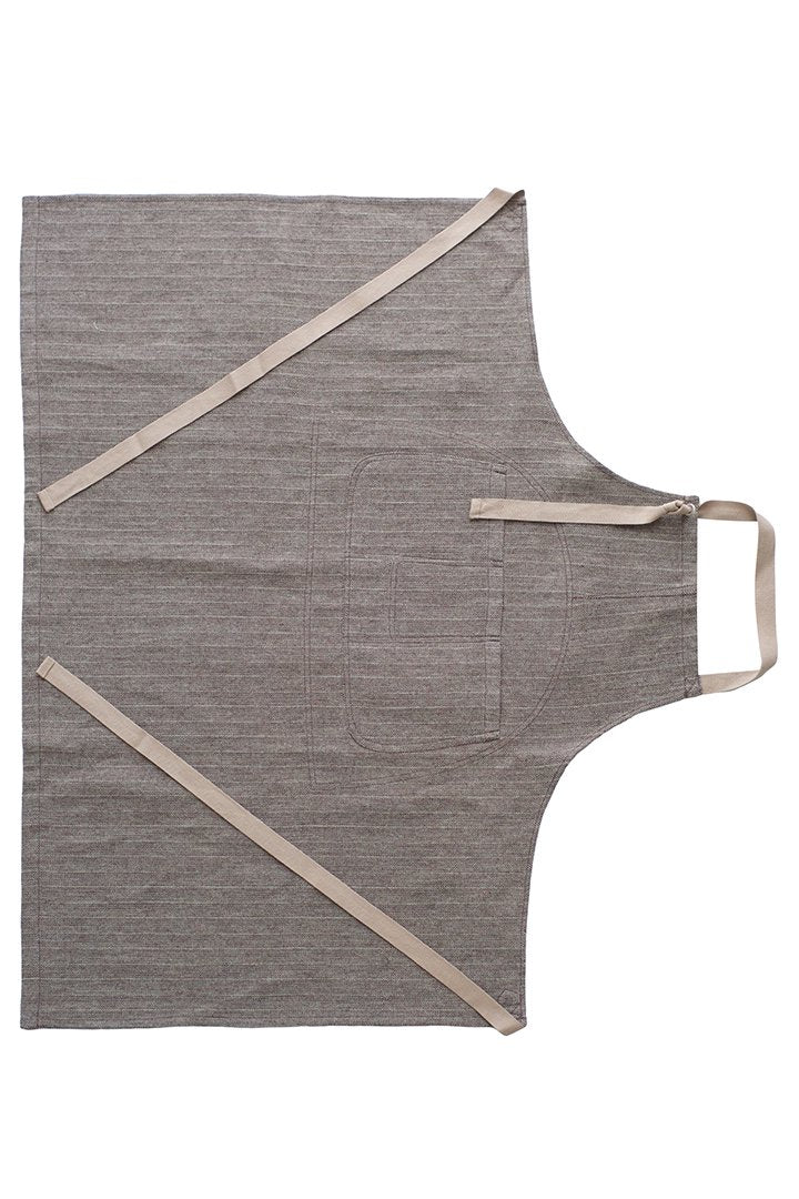 OLD JOE - HOME SEWING ATLIER APRON - HERRINGBONE