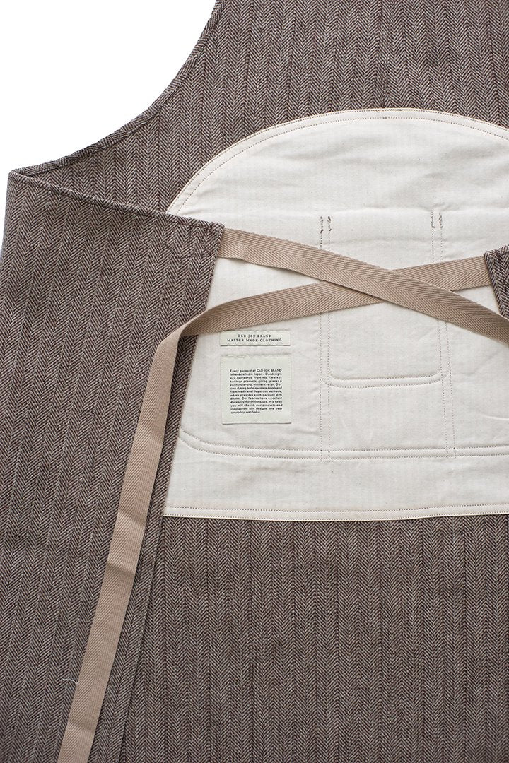 OLD JOE - HOME SEWING ATLIER APRON - HERRINGBONE