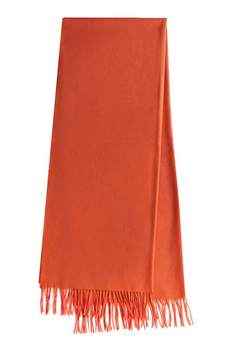 JOHNSTONS OF ELGIN - CASHMERE STOLE - TERRACOTTA