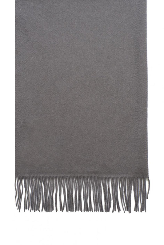 JOHNSTONS OF ELGIN - CASHMERE STOLE - MID GRAY