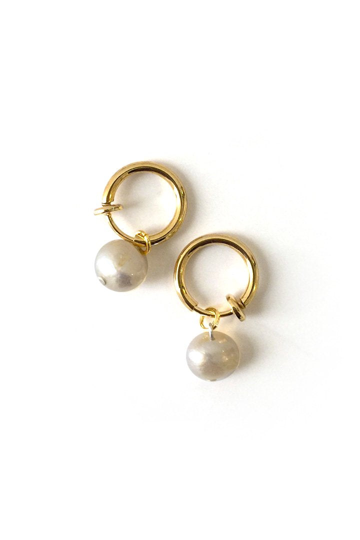 MERCERIE GRAIN D’AILE - RIVER PEARL EARRING