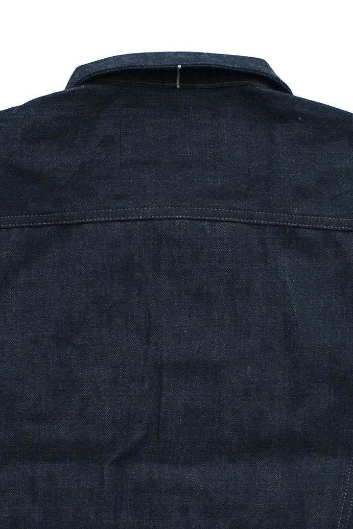 OLD JOE & Co For WOMEN - FRENCH COLLAR JEAN JACKET - RAW INDIGO