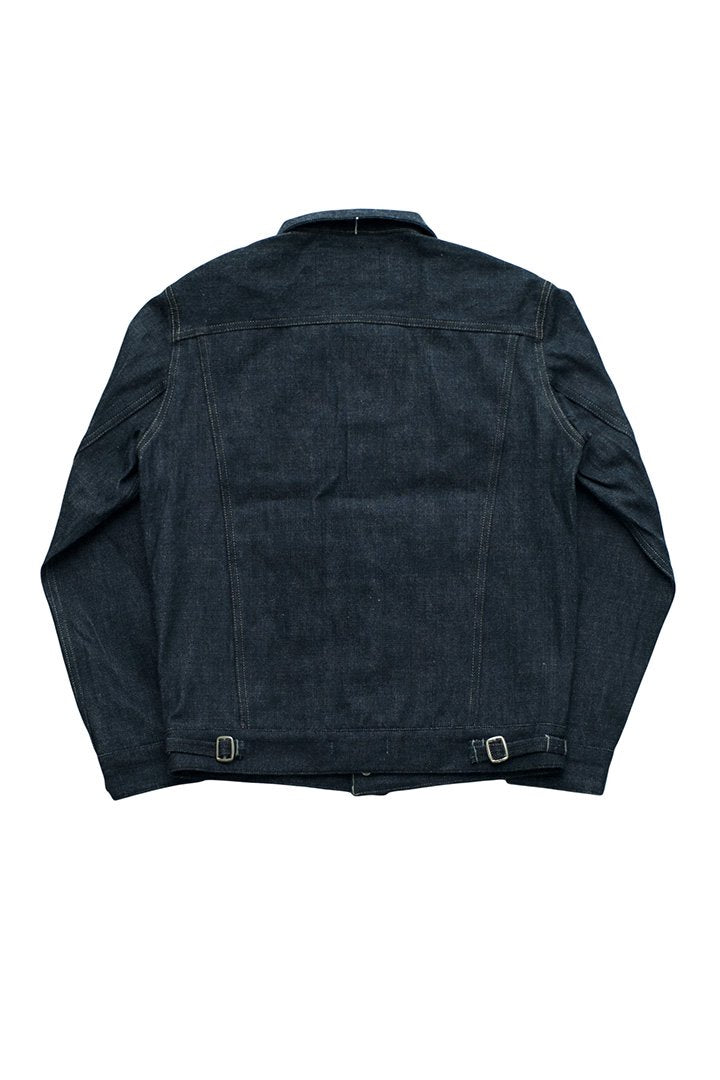 OLD JOE & Co For WOMEN - FRENCH COLLAR JEAN JACKET - RAW INDIGO