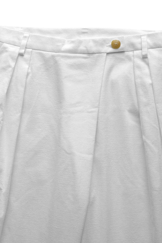 humoresque - TAPERED PANTS - WHITE