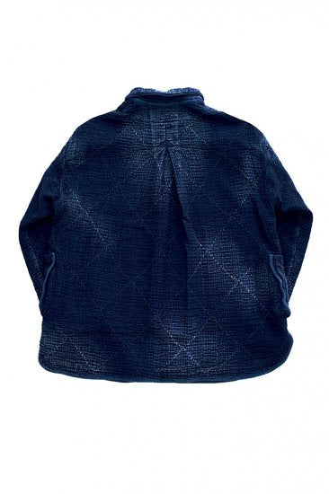 Porter Classic - SASHIKO SHIRT JACKET - BLUE