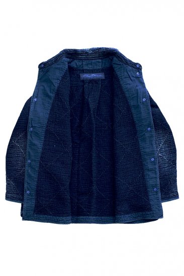 Porter Classic - SASHIKO SHIRT JACKET - BLUE