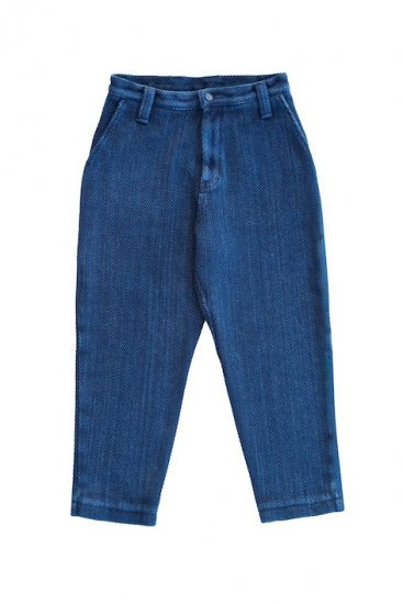 Porter Classic - KENDO CROPPED PANTS - INDIGO BLUE