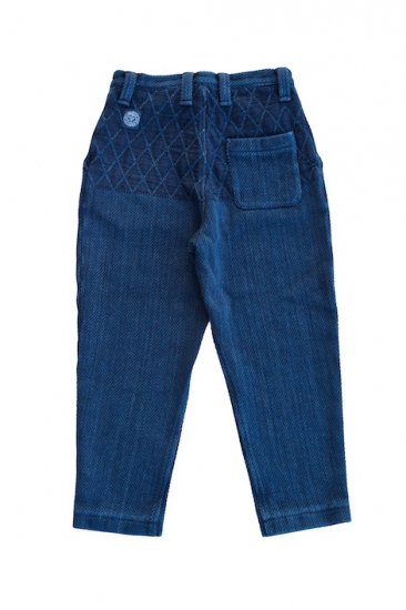 Porter Classic - KENDO CROPPED PANTS - INDIGO BLUE