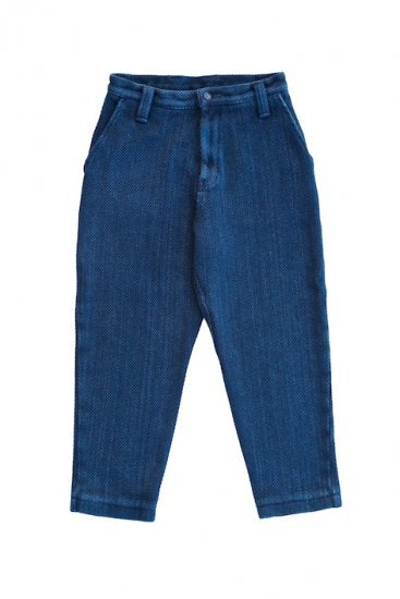 Porter Classic - KENDO CROPPED PANTS - INDIGO BLUE