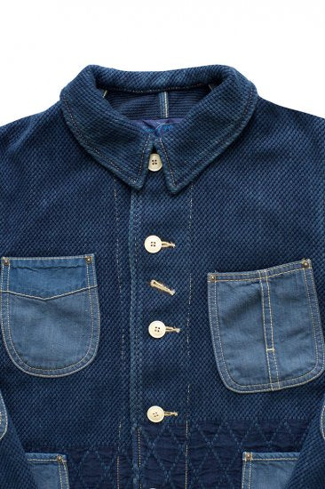 Porter Classic - KENDO FRENCH JACKET - INDIGO BLUE