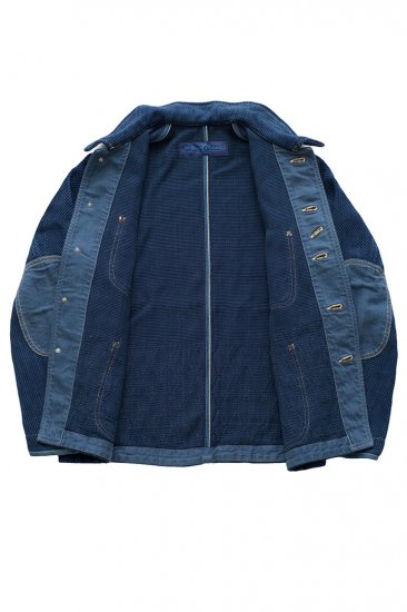 Porter Classic - KENDO FRENCH JACKET - INDIGO BLUE