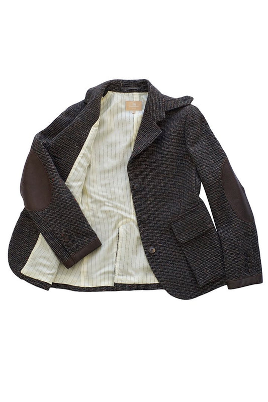 Nigel Cabourn woman - BRITISH HUNTING JACKET TWEED - GREY