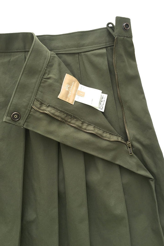 Nigel Cabourn woman - KILT SKIRT - OLIVE