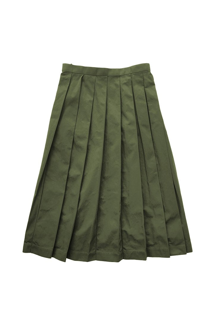 Nigel Cabourn woman - KILT SKIRT - OLIVE