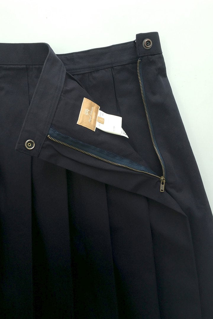 Nigel Cabourn woman - KILT SKIRT - NAVY