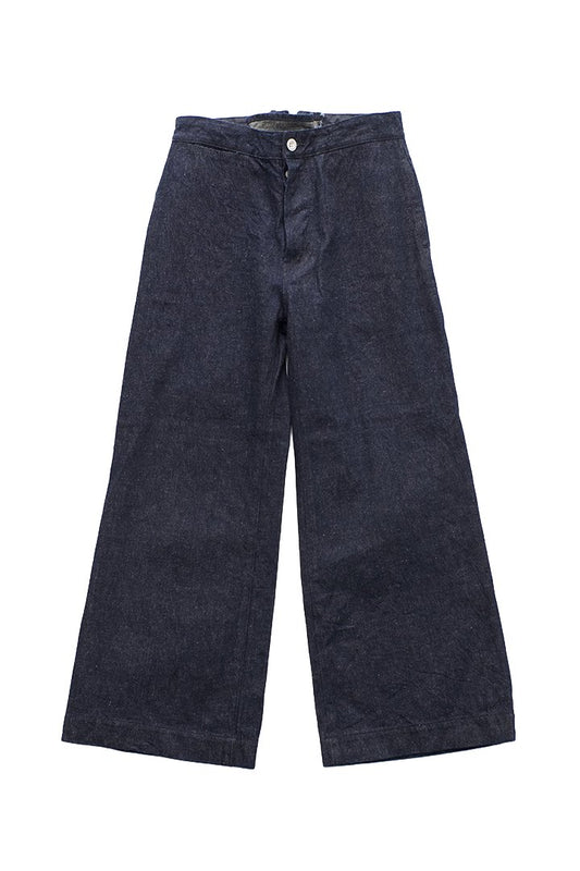 Nigel Cabourn woman - NAVAL PANT 12oz DENIM - INDIGO