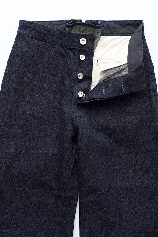 Nigel Cabourn woman - NAVAL PANT 12oz DENIM - INDIGO