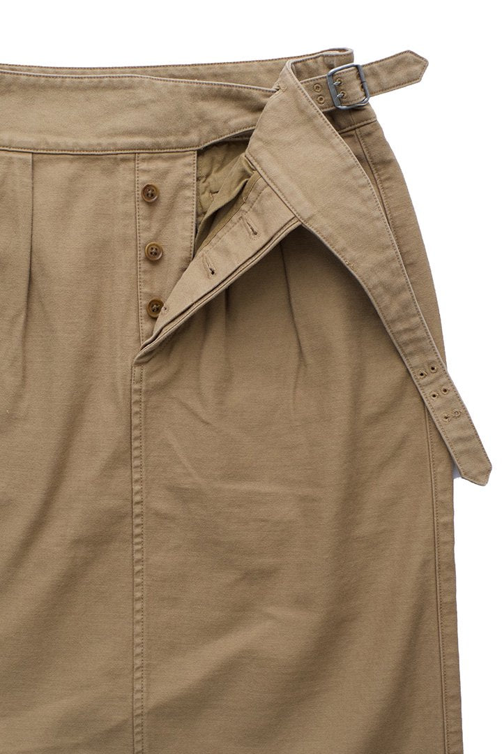 Nigel Cabourn woman - BRITISH ARMY SKIRT - KHAKI