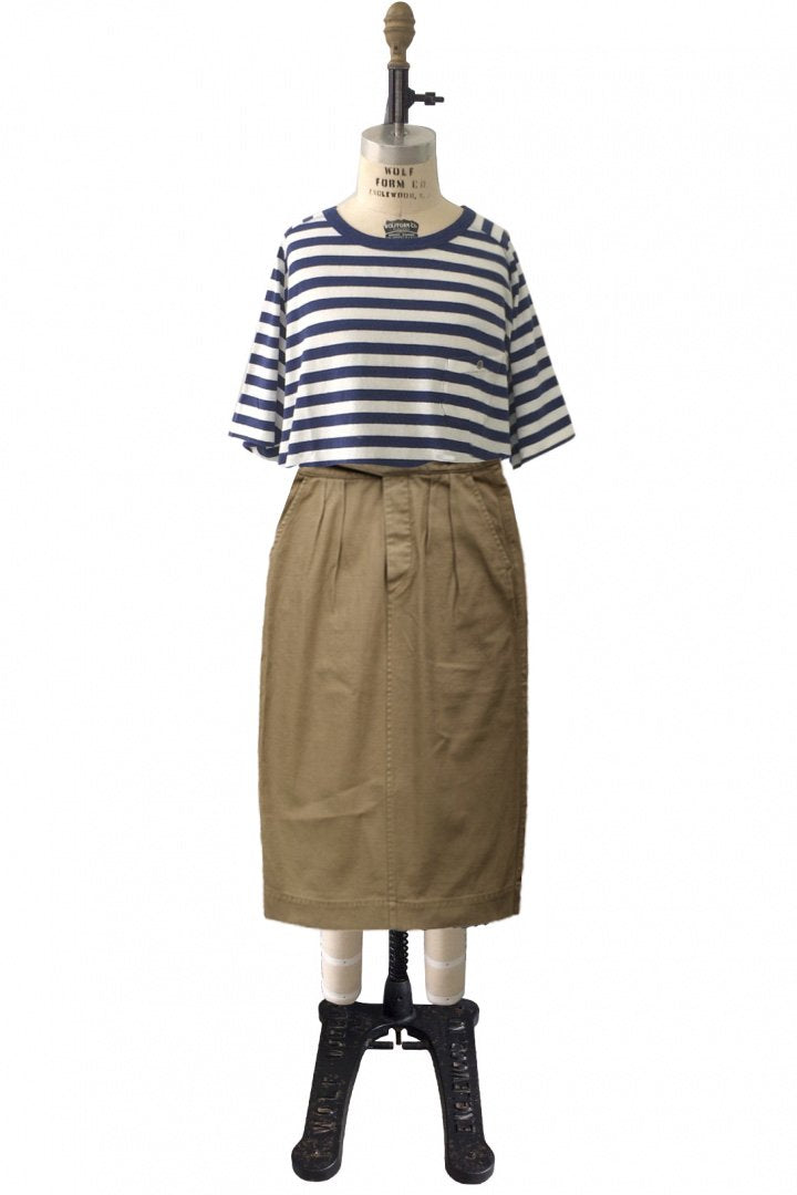 Nigel Cabourn woman - BRITISH ARMY SKIRT - KHAKI