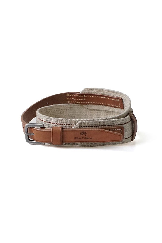 Nigel Cabourn woman - TROPICAL BELT SINGLE - ECRU