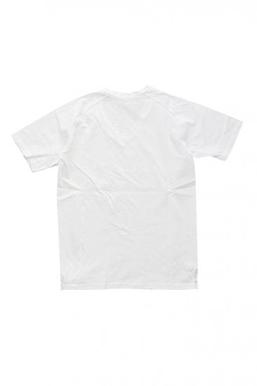 Nigel Cabourn woman - V NECK T-SHIRT - WHITE