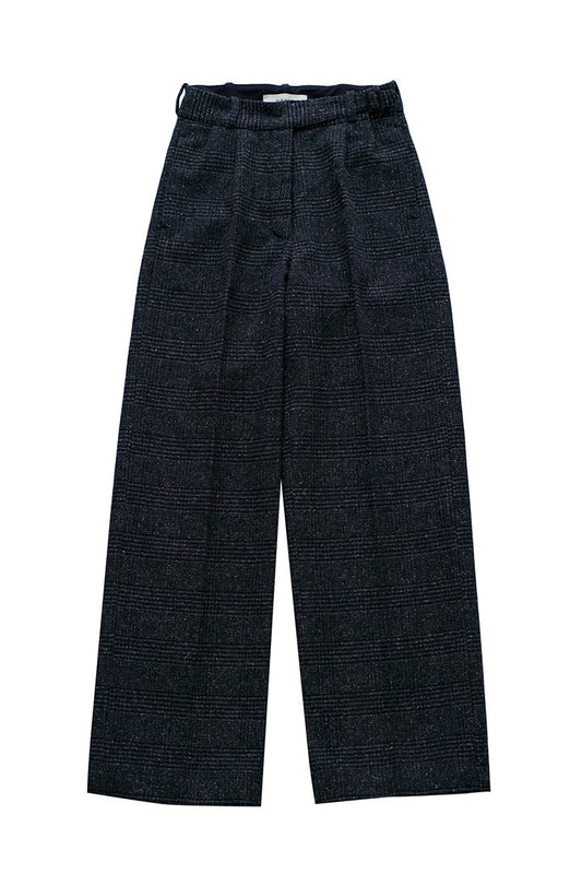 WRYHT - ARTISAN SACK TROUSER - GLEN CHECK