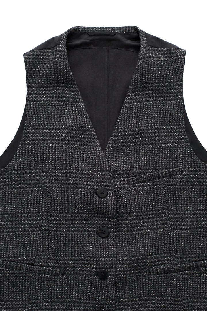 WRYHT - ARTISAN SACK VEST - GLEN CHECK