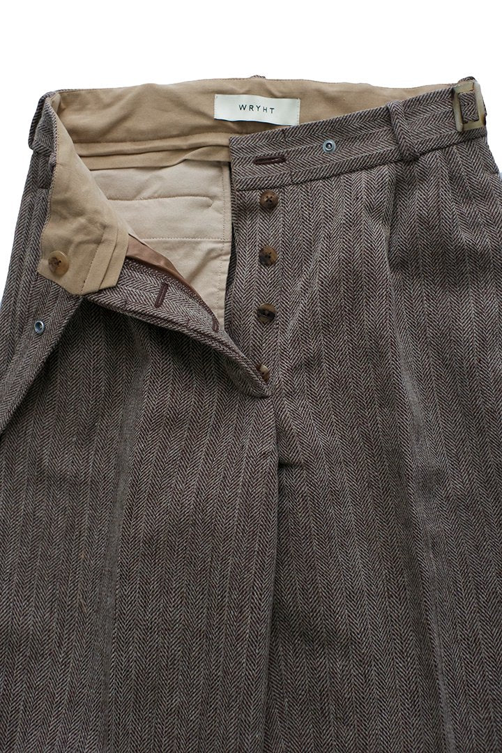 WRYHT - ARTISAN SACK TROUSER - HERRINGBONE