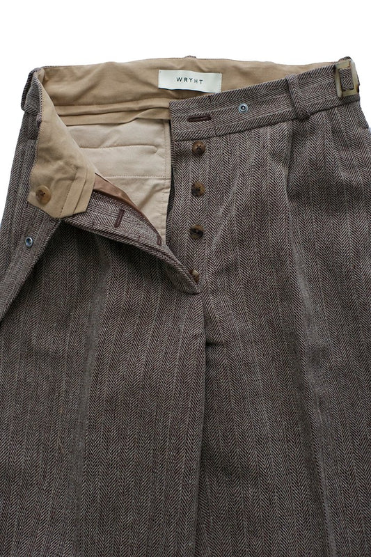 WRYHT - ARTISAN SACK TROUSER - HERRINGBONE